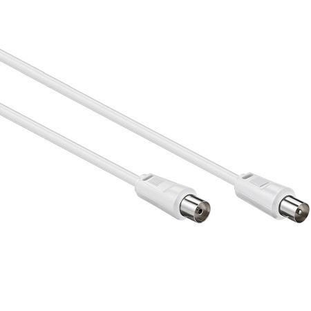 Goobay - 2.5 meter - Coax kabel - Wit