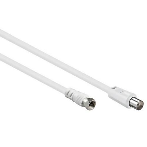 Goobay - 5 meter - Satelliet kabel - Wit