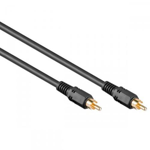 Goobay - 10 meter - RG59/U - Digitaal coaxiaal kabel - Zwart