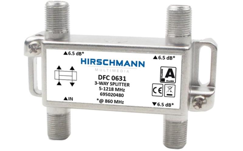 Hirschmann - Coax Splitter - DFC 0631 - Zilver